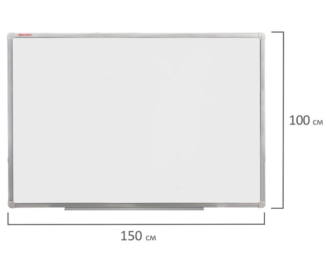 Доска магнитно-маркерная BRAUBERG 100х150 см, алюминиевая рамка в Твери - изображение 8