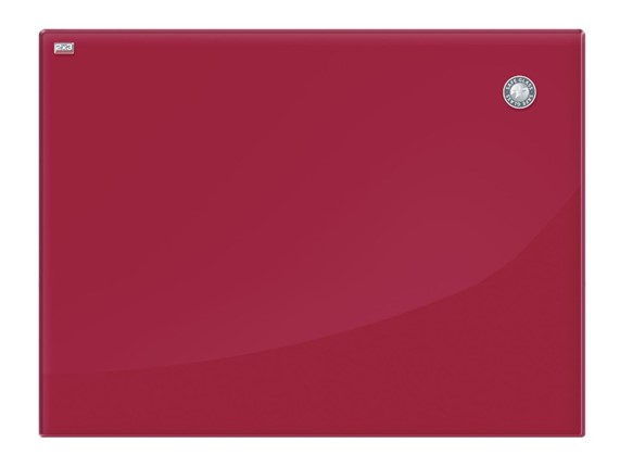 Магнитно-маркерная стеклянная доска 2х3 OFFICE TSZ86 R, 60x80 см, красная в Твери - изображение