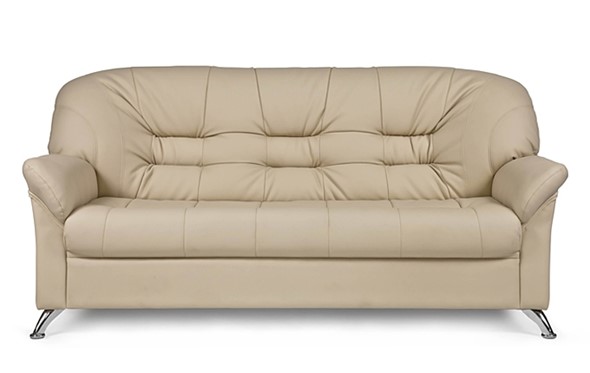 Прямой диван Парм трехместный, экокожа в Твери - изображение