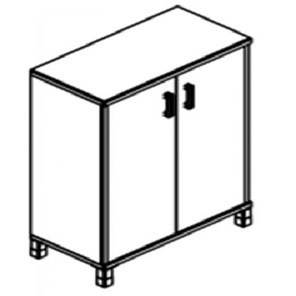 Шкаф для документов В-420.6 ДСП 900х450х1286 мм в Твери