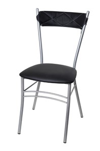 Кухонный стул Бистро Софт СРП-080С Эмаль, с мягкой спинкой Экотекс черный в Твери